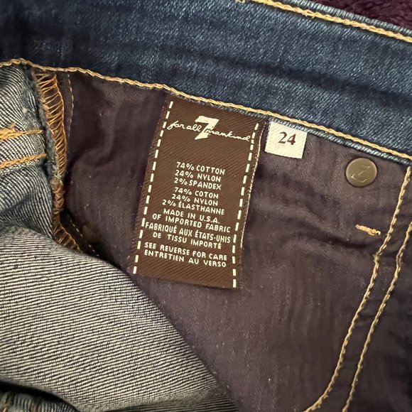 7 For All Mankind, Gwenevere collection, high waist Ankle Jeans, size 24 - Picture 4 of 6